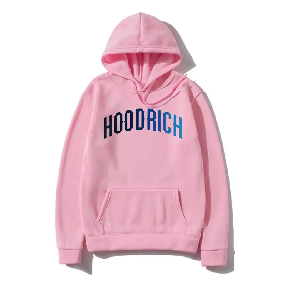 2025 Men's Printed Hoodie – Loose Fit Cotton Streetwear with Trendy Graphic Design