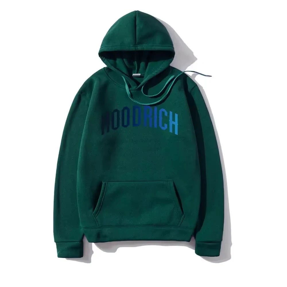 2025 Men's Printed Hoodie – Loose Fit Cotton Streetwear with Trendy Graphic Design