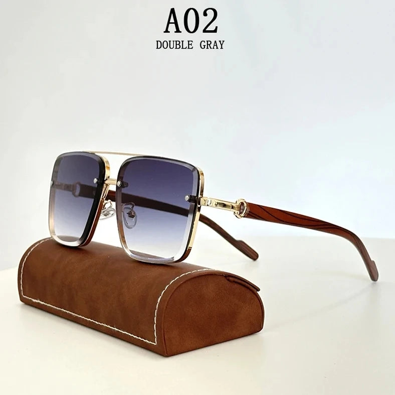 2023 Vintage Square Sunglasses – Trendy Retro Steampunk Style for Men & Women