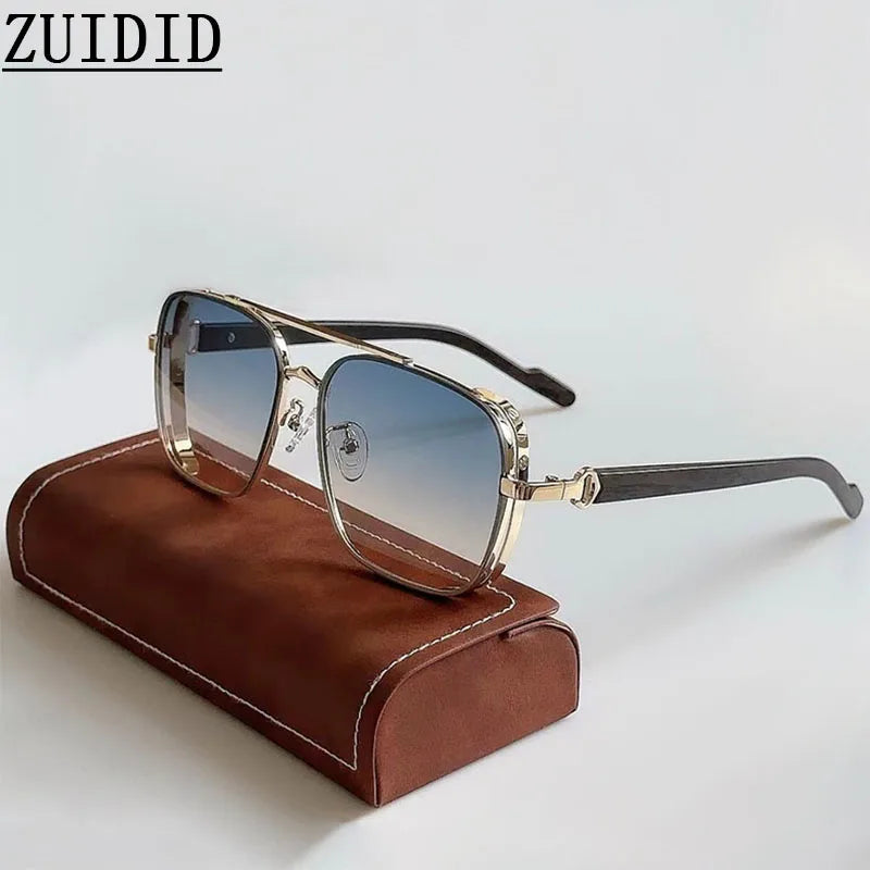 2023 Vintage Square Sunglasses – Trendy Retro Steampunk Style for Men & Women