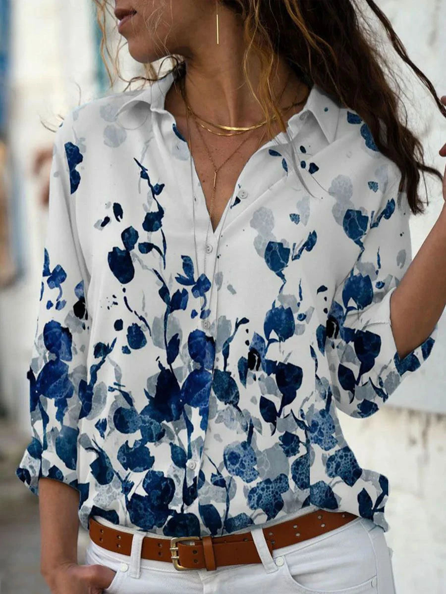 Women's Casual Long-Sleeve Shirt – Spring & Autumn Fashion Blouse