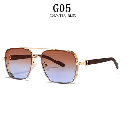 2023 Vintage Square Sunglasses – Trendy Retro Steampunk Style for Men & Women