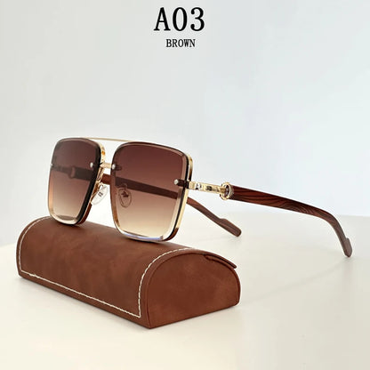2023 Vintage Square Sunglasses – Trendy Retro Steampunk Style for Men & Women