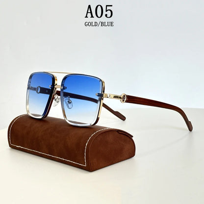 2023 Vintage Square Sunglasses – Trendy Retro Steampunk Style for Men & Women