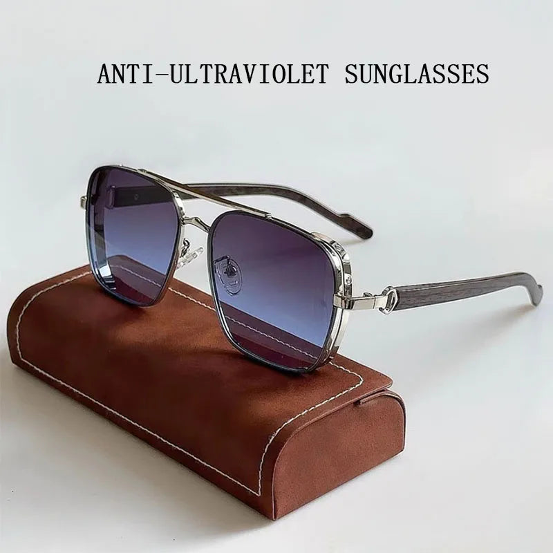 2023 Vintage Square Sunglasses – Trendy Retro Steampunk Style for Men & Women
