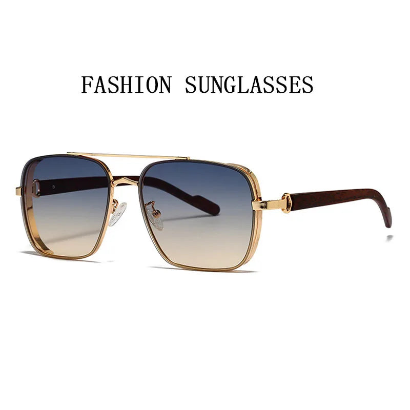 2023 Vintage Square Sunglasses – Trendy Retro Steampunk Style for Men & Women