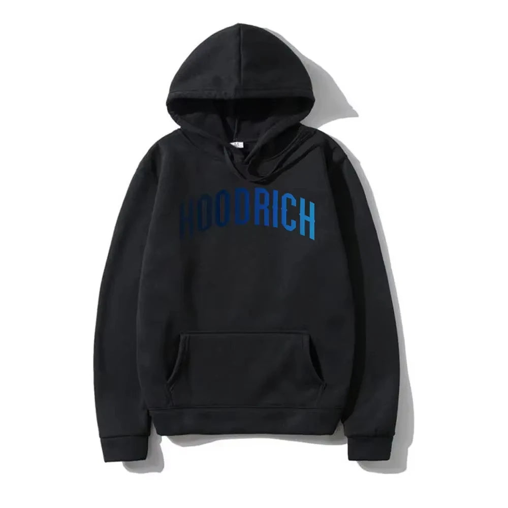 2025 Men's Printed Hoodie – Loose Fit Cotton Streetwear with Trendy Graphic Design