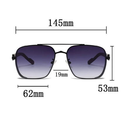 2023 Vintage Square Sunglasses – Trendy Retro Steampunk Style for Men & Women